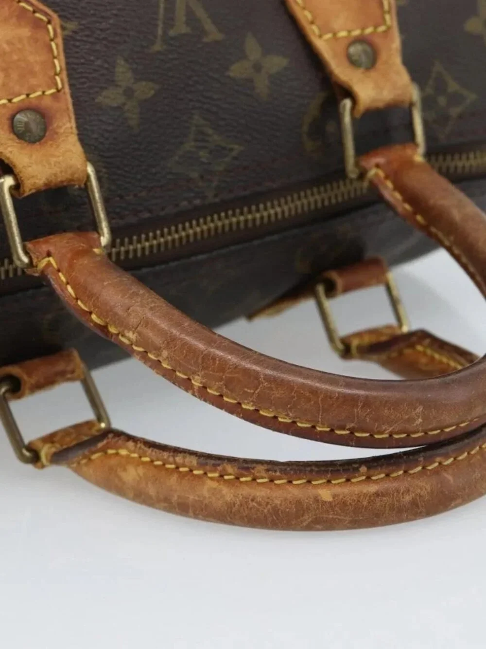 LOUIS VUITTON Monogram Speedy 25 Hand Bag M41528 LV Auth 189351